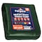 Tarpco Safety Heavy Duty Tarp, 24 ft L x 0.5 mm H x 18 ft W, 10 Mil, Green/Black, Polyethylene TS-153-18X24 - alternate 1